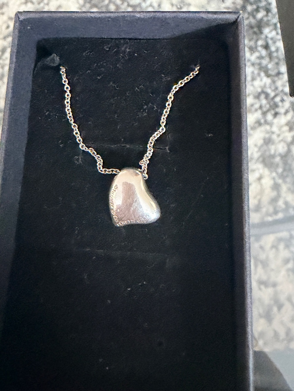 Auth TIFFANY & Co Paloma Picasso Sterling Silver Full Heart Pendant - Picture 6 of 13